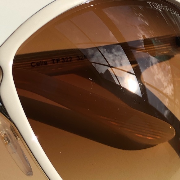 New TOM FORD Gradient White Butterfly Sunglasses - Picture 8 of 8